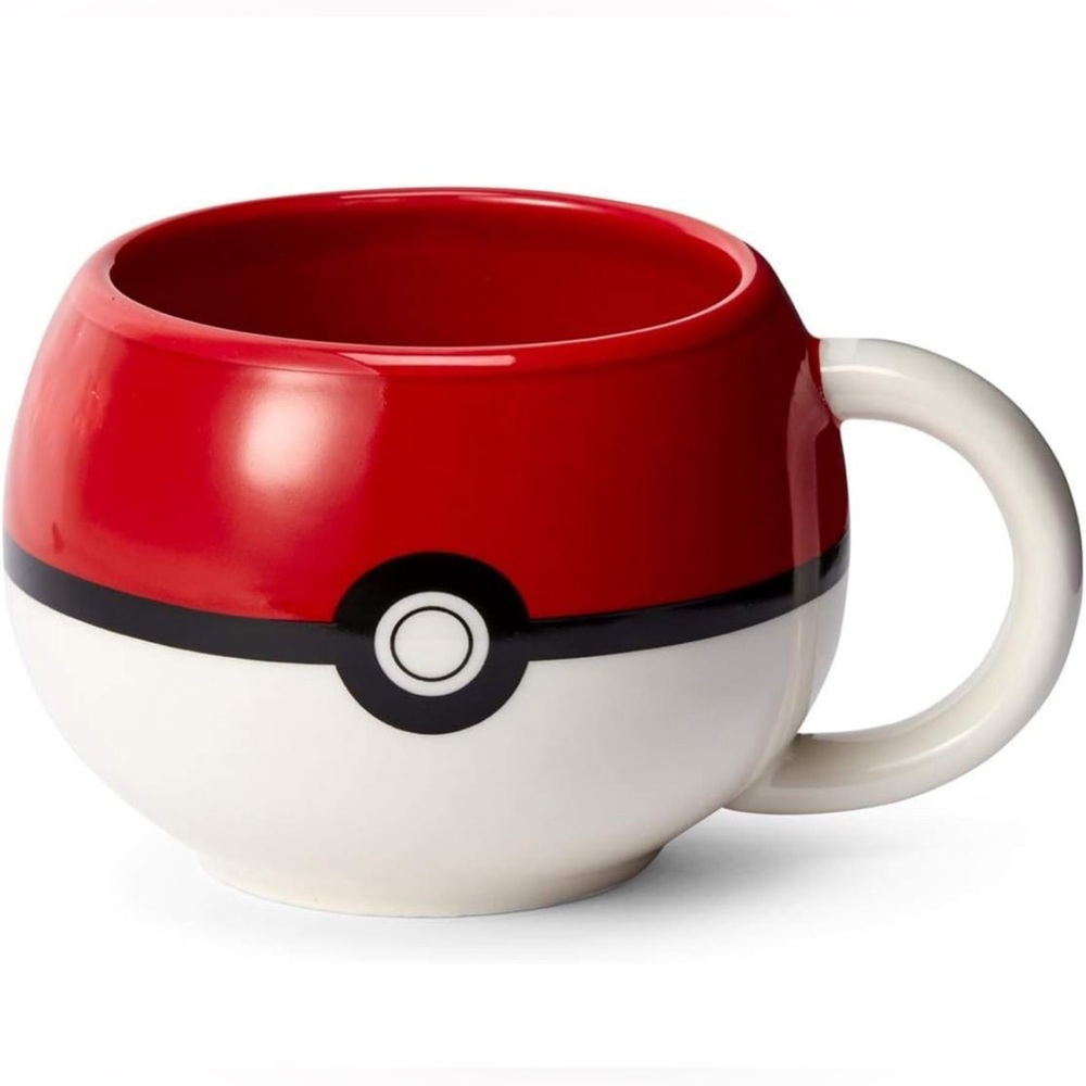 Just Funky Pokémon Pokeball Coffee Mugs 12oz Set of 2